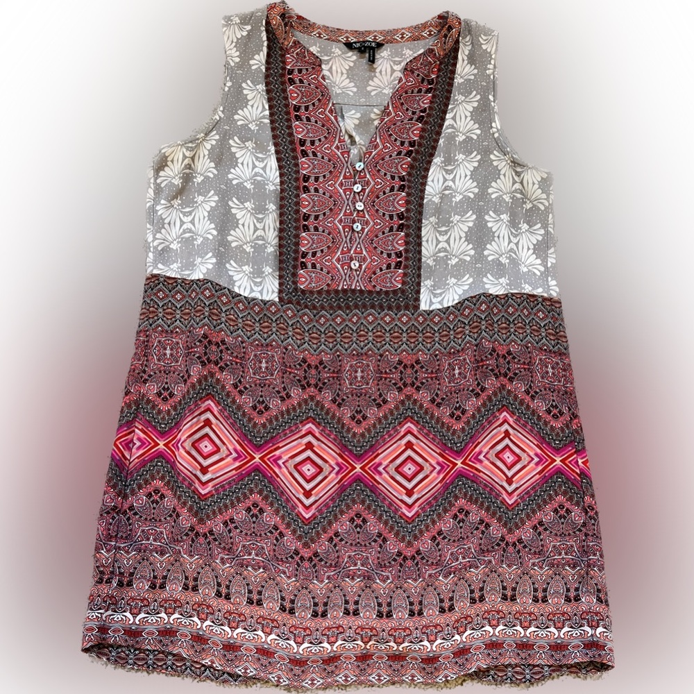Nic+Zoe sleeveless blouse size S